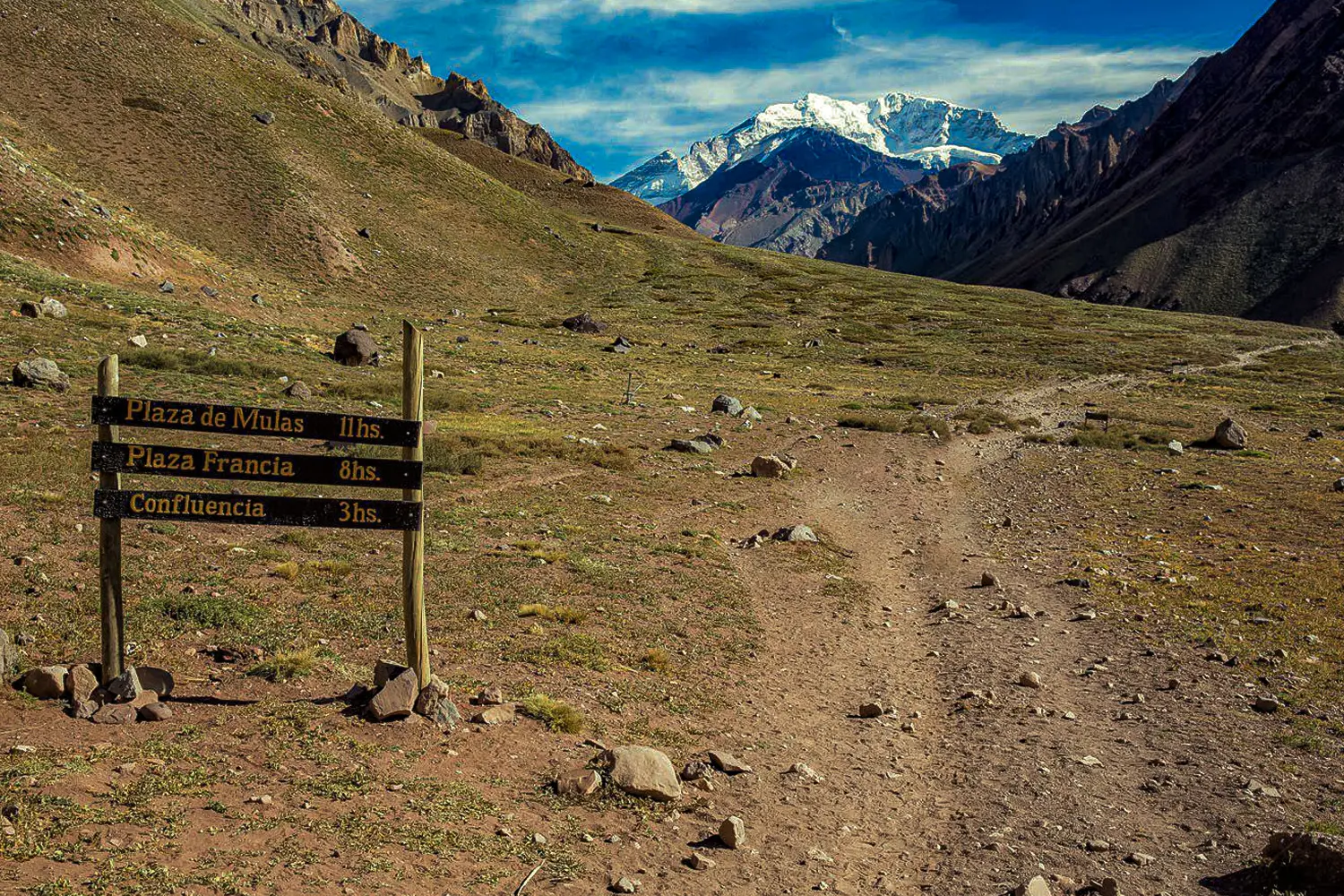 Mendoza winter Aconcagua snow Andes